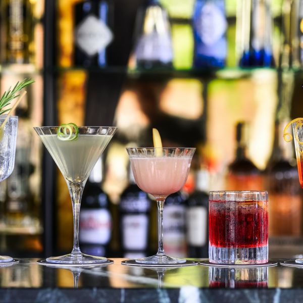 variedade de cocktails